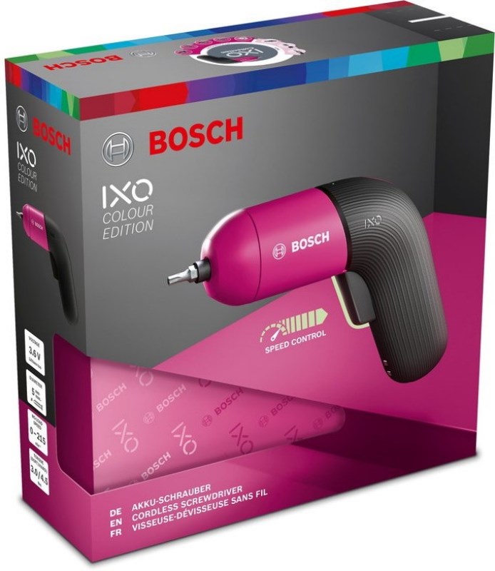 Дриль-шурупокрут акумуляторна Bosch IXO VI Colour (06039C7022)