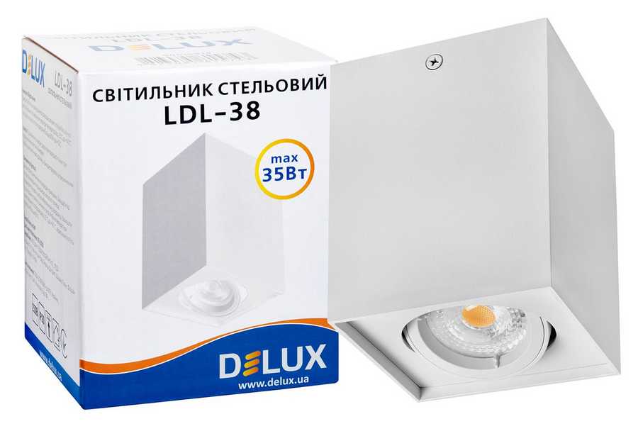 Фото потолочный светильник delux ldl-38 белый (90015914)