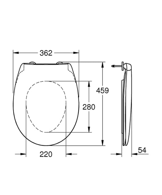 Унитаз подвесной Grohe Solido (39418000)