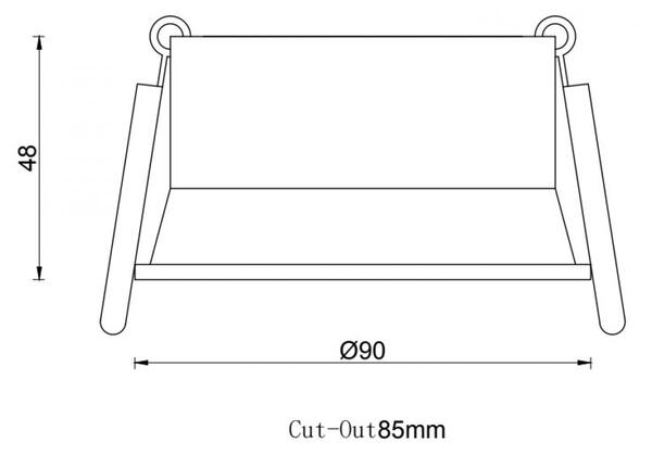    KLOODI LED KD-Q019 12W 4 WH IP44