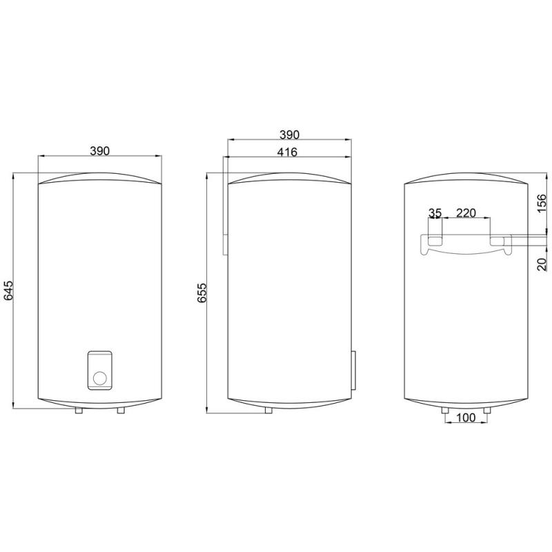 Бойлер электрический Thermo Alliance 50л (D50V20J2DK)