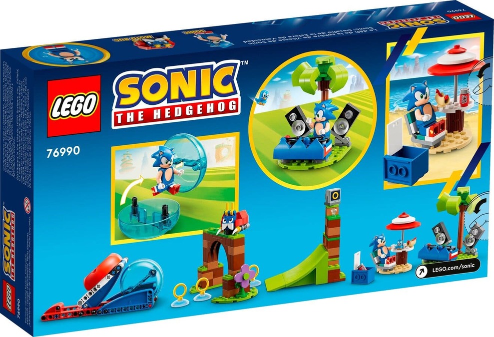 Конструктор Lego Sonic the Hedgehog Змагання швидкісної сфери Соніка 292 деталі (76990)