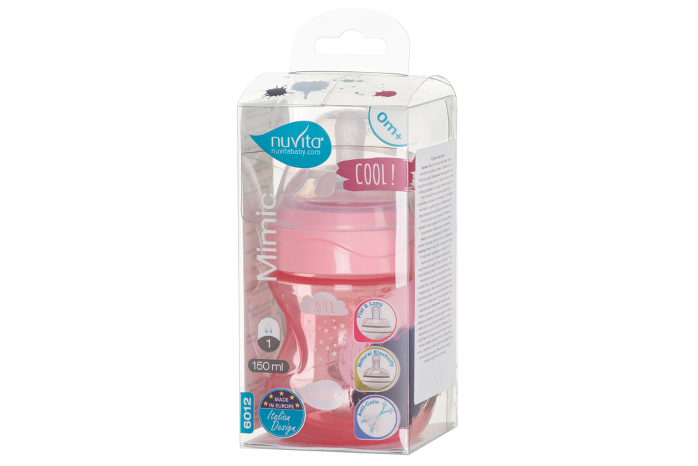      nuvita nv6012 mimic cool 0+ 150 (nv6012pink)