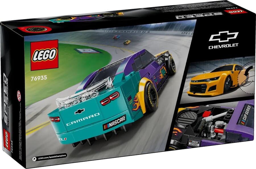 Конструктор Lego Speed Champions Nascar Next Gen Chevrolet Camaro ZL1 328 деталей (76935)