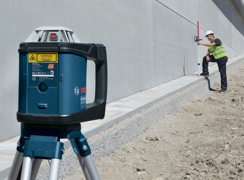 Нівелір лазерний ротаційний Bosch GRL 500 HV + LR 50 Professional (0601061B00)