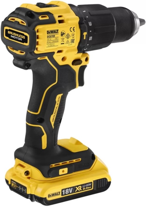 Дриль-шурупокрут ударний DeWALT DCD709S2T