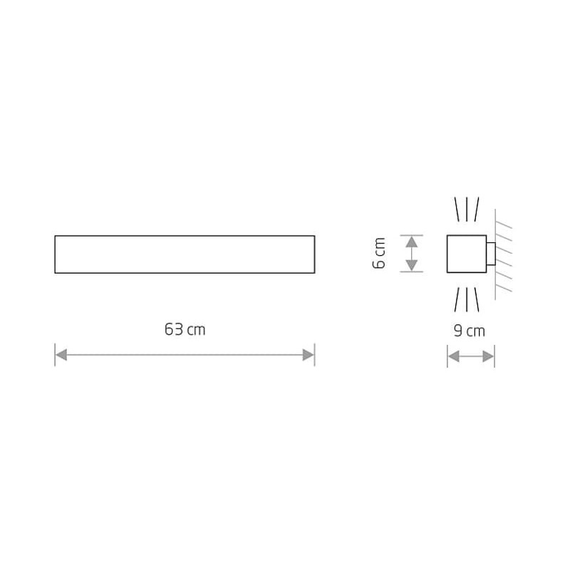   nowodvorski soft led graphite 60x6 kinkiet (7528)