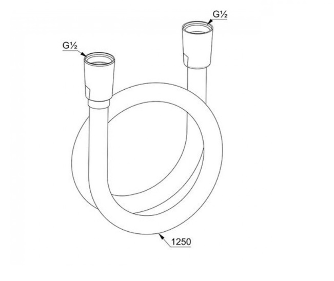 Шланг для душа Kludi SuparaFlex 1250мм (610719100)