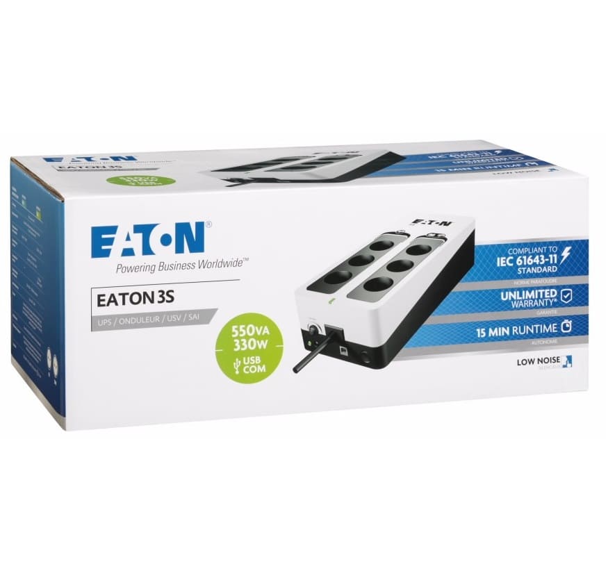 Джерело безперебійного живлення Eaton 3S 550 DIN (9400-43157)