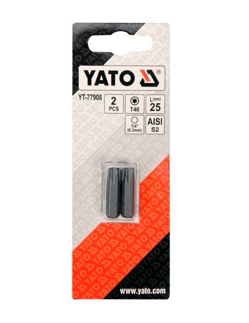   YATO TORX T40x25 HEX 1/4" 2 (YT-77908)