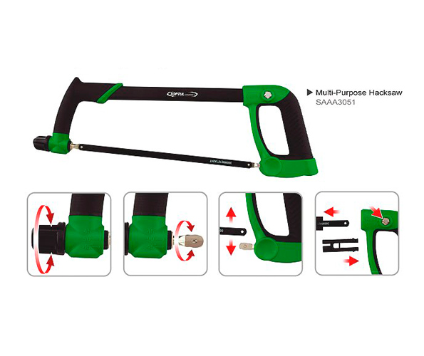Ножовка по металлу TOPTUL (SAAA3051)