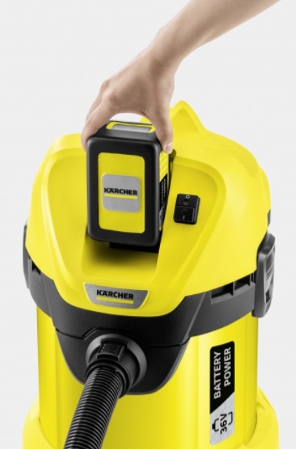 Пилосос промисловий акумуляторний Karcher WD 3 Battery (1.629-910.0)