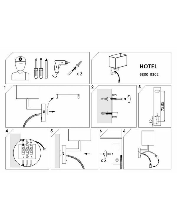   nowodvorski hotel led gray (9302)