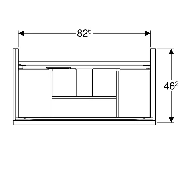    Geberit Acanto 89x47,5x53,5 (500.612.01.2)