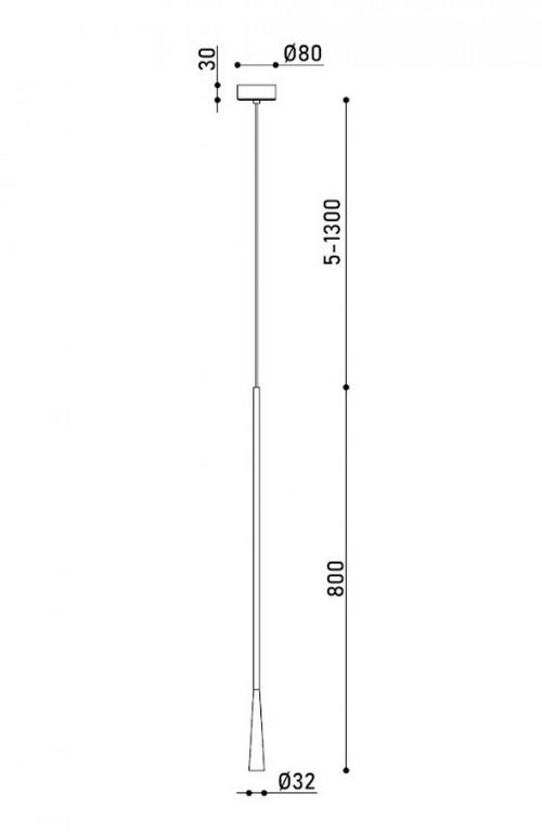   KLOODI DECO PE-SURMA800 7W 3K BK