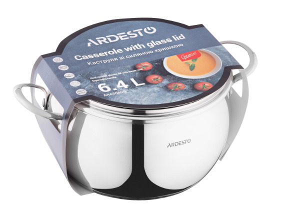 Каструля Ardesto Gemini Liguria 6,4л (AR4364GB)