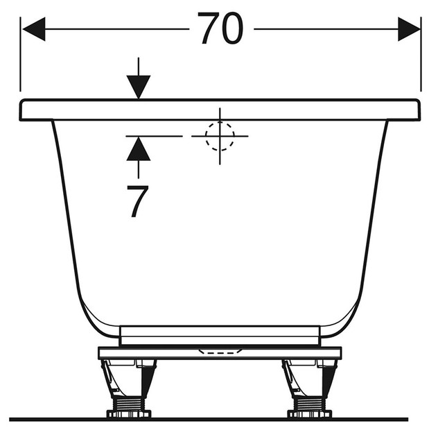   Geberit Selnova 170x70   (554.384.01.1)