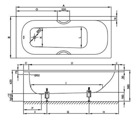   Bette   180x80 (2950-000)