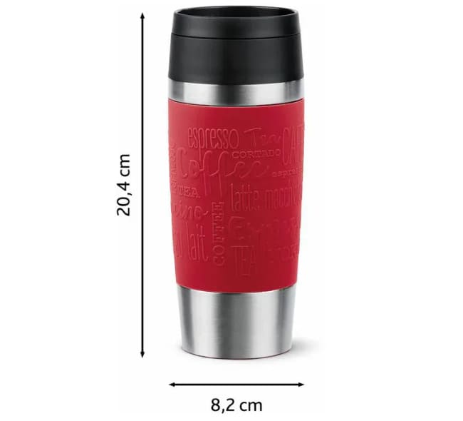 Термочашка Tefal Travel Mug Classic 360мл червоний (N2020410)