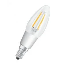 Фото светодиодная лампа osram ledp clb40d 4,5w/827 fil 230v e14