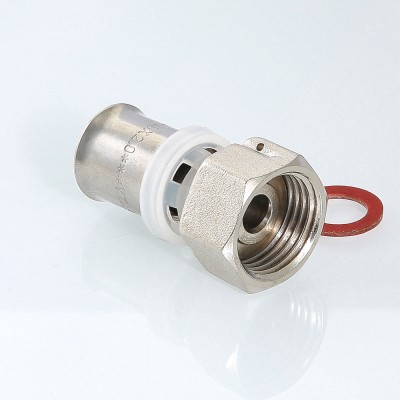 Прес-фітинг VALTEC c накидною гайкою 16х1 / 2" VTm.222.N.001604