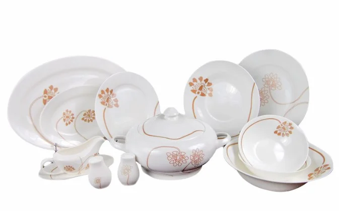 Столовые сервизы из фарфора