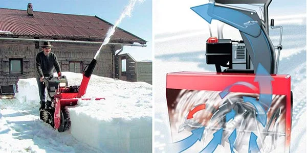 Как завести снегоуборщик — порядок действий с ручным и электрическим стартером