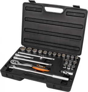 Набір насадок торцевих з тріскачкою Miol 1/2'' 25шт (58-150)