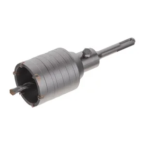 Cверло по бетону Intertool корончасте 55мм перехідник SDS Plus 100мм (SD-7055)