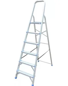 Стремянка алюминиевая WERK LJG306D 6 ступеней (90241)