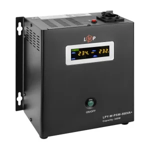 Джерело безперебійного живлення LogicPower 12V LPY-W-PSW-500VA+350Вт5A/10A