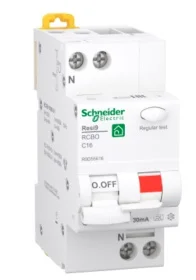 Дифференциальный автомат Schneider Electric Resi9R9D55616 6kA 1P+N 16A C 30mA