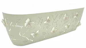 Горщик для квітів Alyaplastik Butterfly Balcony 3D бежевий 7,3л (10320)