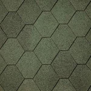 Бітумна черепиця IKO Superglass Hex Amazon Green