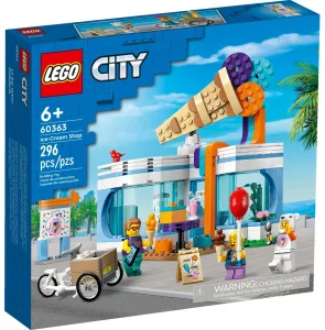 Фото конструктор lego city магазин мороженого 296 деталей (60363)