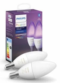 Фото лампа philips hue smart e14 rgb (929002294210)