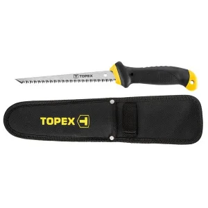 Ножовка по гипсокартону Topex 8TPI лезвие 150мм 300мм (10A717P)