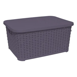 Кошик Irak Plastik фіолетовий 34x24x16,5см 10л (5950)