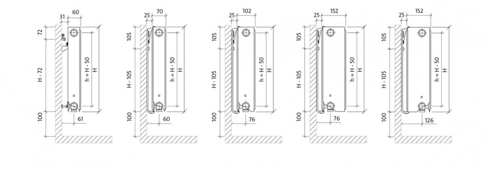    PURMO Compact 11 600x600