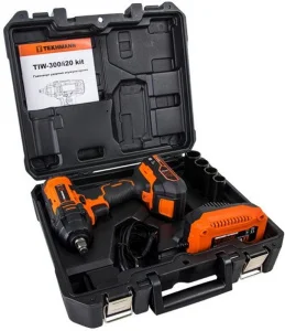 Гайковерт ударний акумуляторний Tekhmann TIW-300/i20 kit (848398)