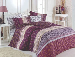Комплект постільної білизни Majoli Rabina Fusya 200x220см (BT_010078359)