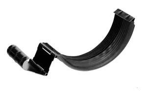 Соединитель желоба 150 Bilka черный (RAL 9005)