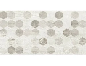 Плитка Golden Tile Marmo Milano Hexagon светло-серый 30x60см (8МG151)