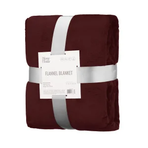 Фото плед ardesto flannel 160х200см бургунд (art0221sb)