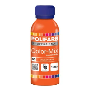 Колорант Polifarb Color-Mix 06 апельсиновый 120 мл