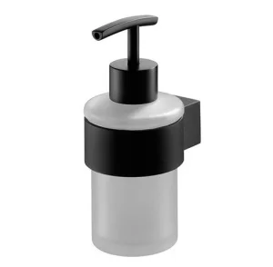 Дозатор для мила Bisk Futura Black чорний (02953)