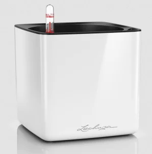 Розумний вазон Lechuza CUBE Glossy 16 білий глянцевий 17x17x16см (13520)