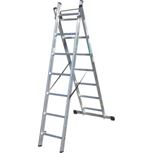 Лестница двухсекционная раскладная ELKOP VHR T 2x7 ступеней