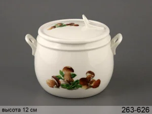 Банка для сипучих продуктів Lefard Гриби 16х14х12 см 263-626