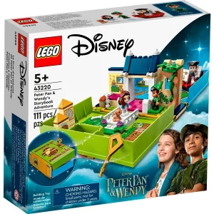 Фото конструктор lego disney classic книга приключений питера пена и венди 111 деталей (43220)